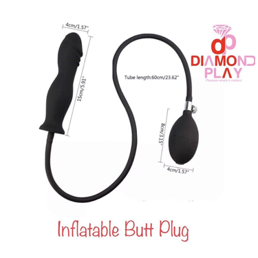 Inflatable Butt Plug Anal Expanding Dildo BDSM dplayuk Inflatable Butt Plug Anal Expanding Dildo BDSM dplayuk