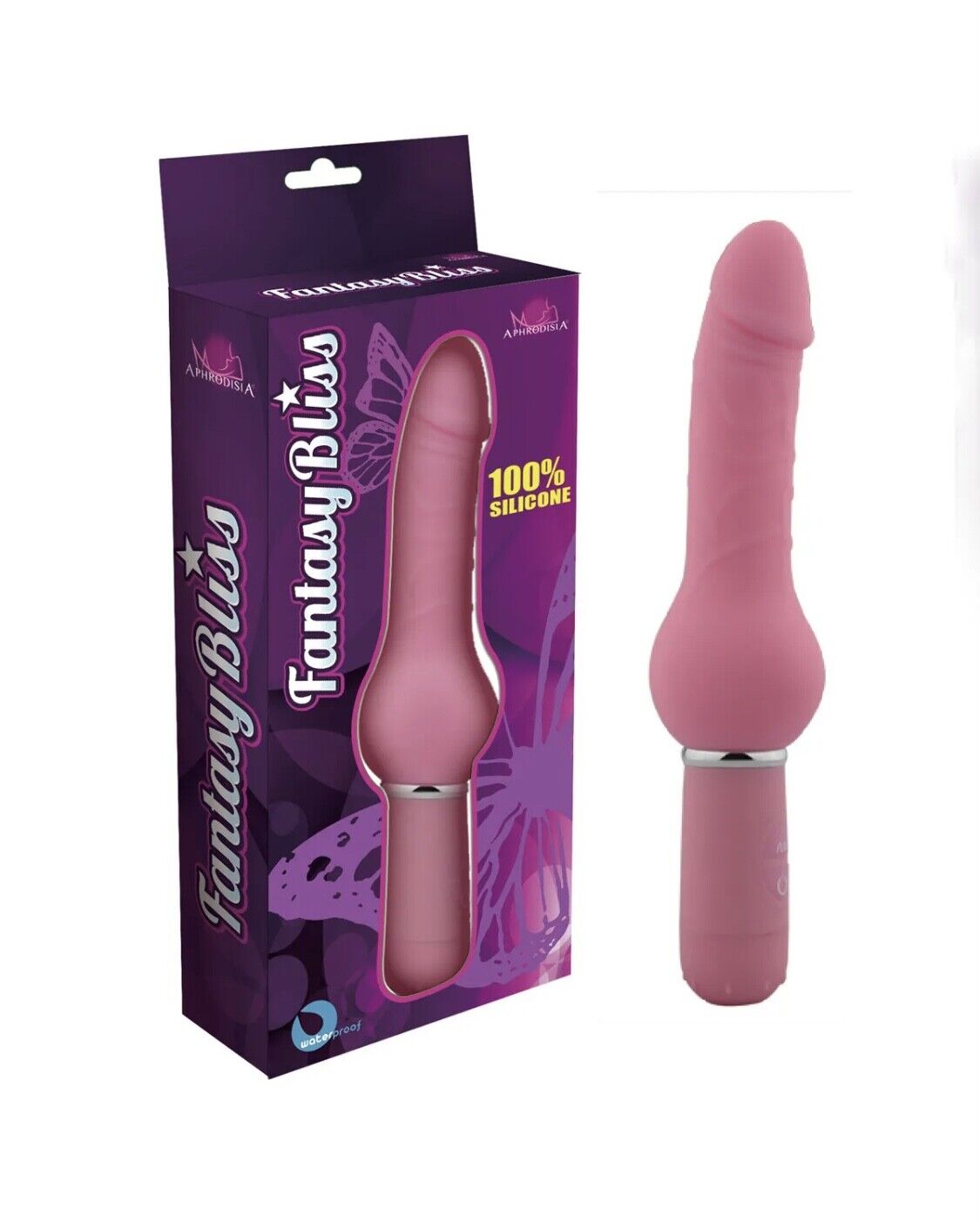 Dildo Anal Butt Plug with Bullet Vibrator