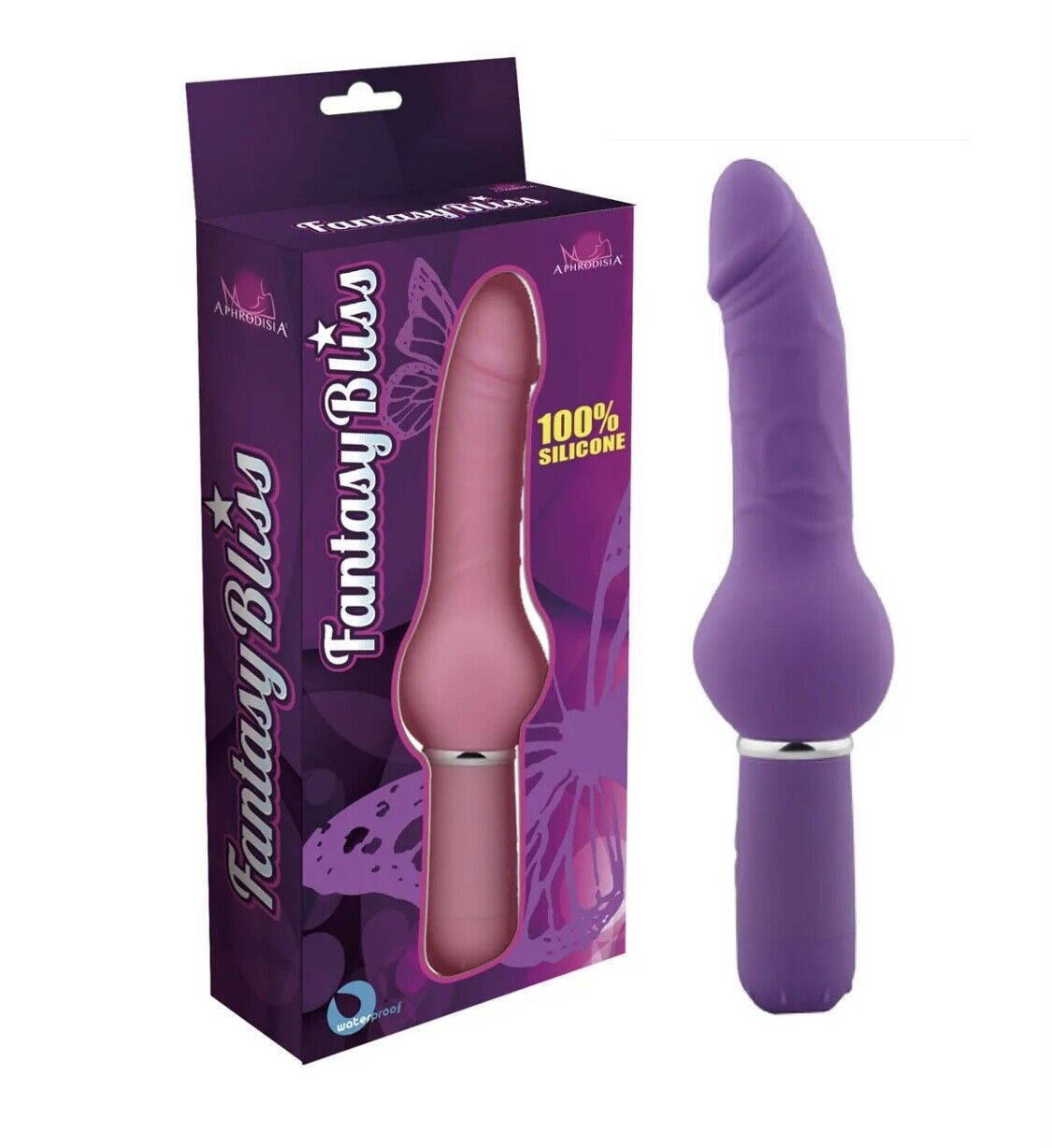 Dildo Anal Butt Plug with Bullet Vibrator