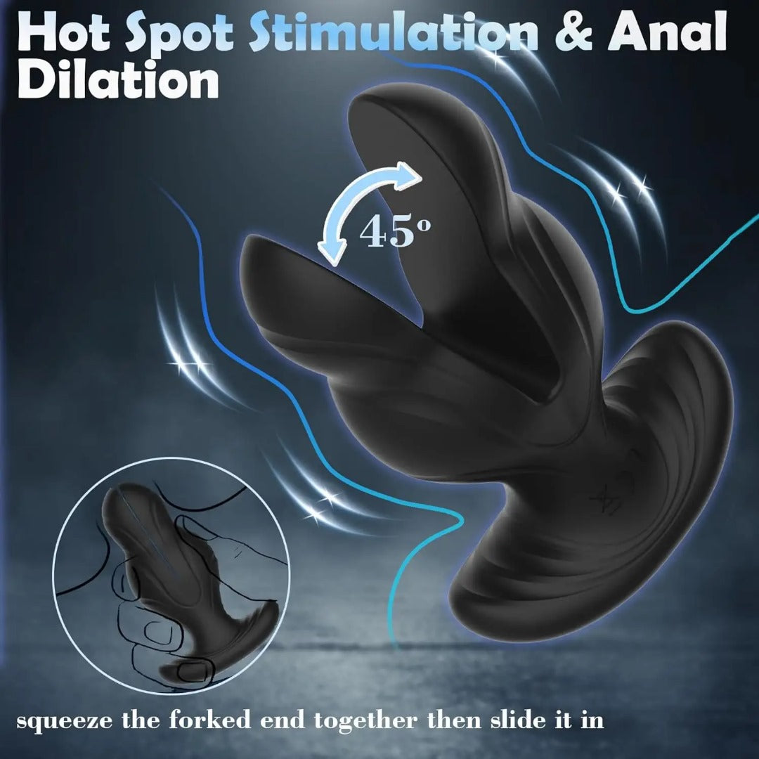 Shock Anal Butt Plug Dialator With Remote Control