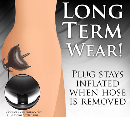 Inflatable Anal Butt Plug Prostate Massager
