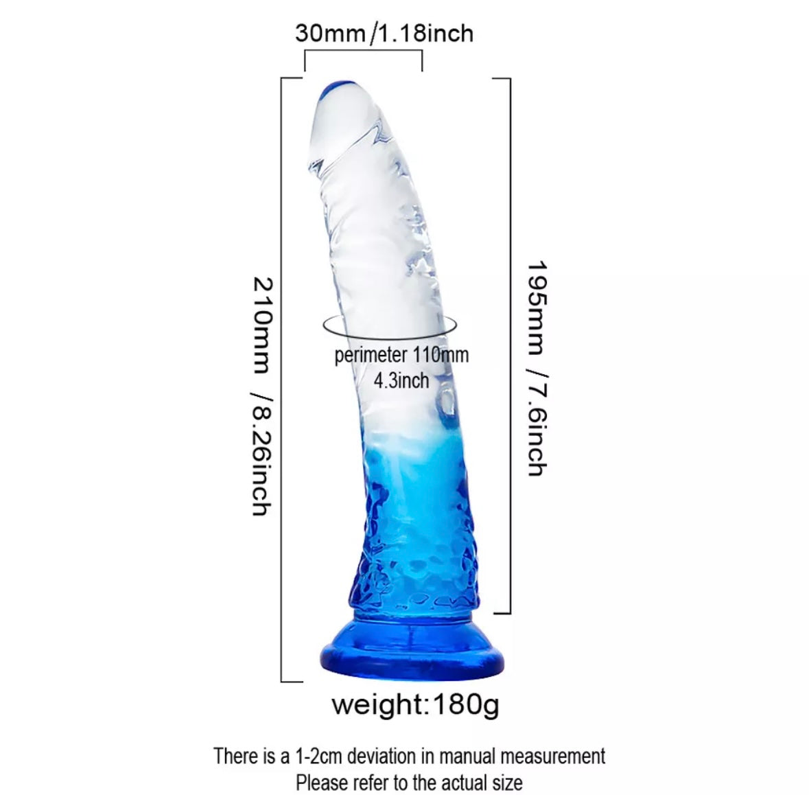 8.5 Inch Dildos 5 Colours