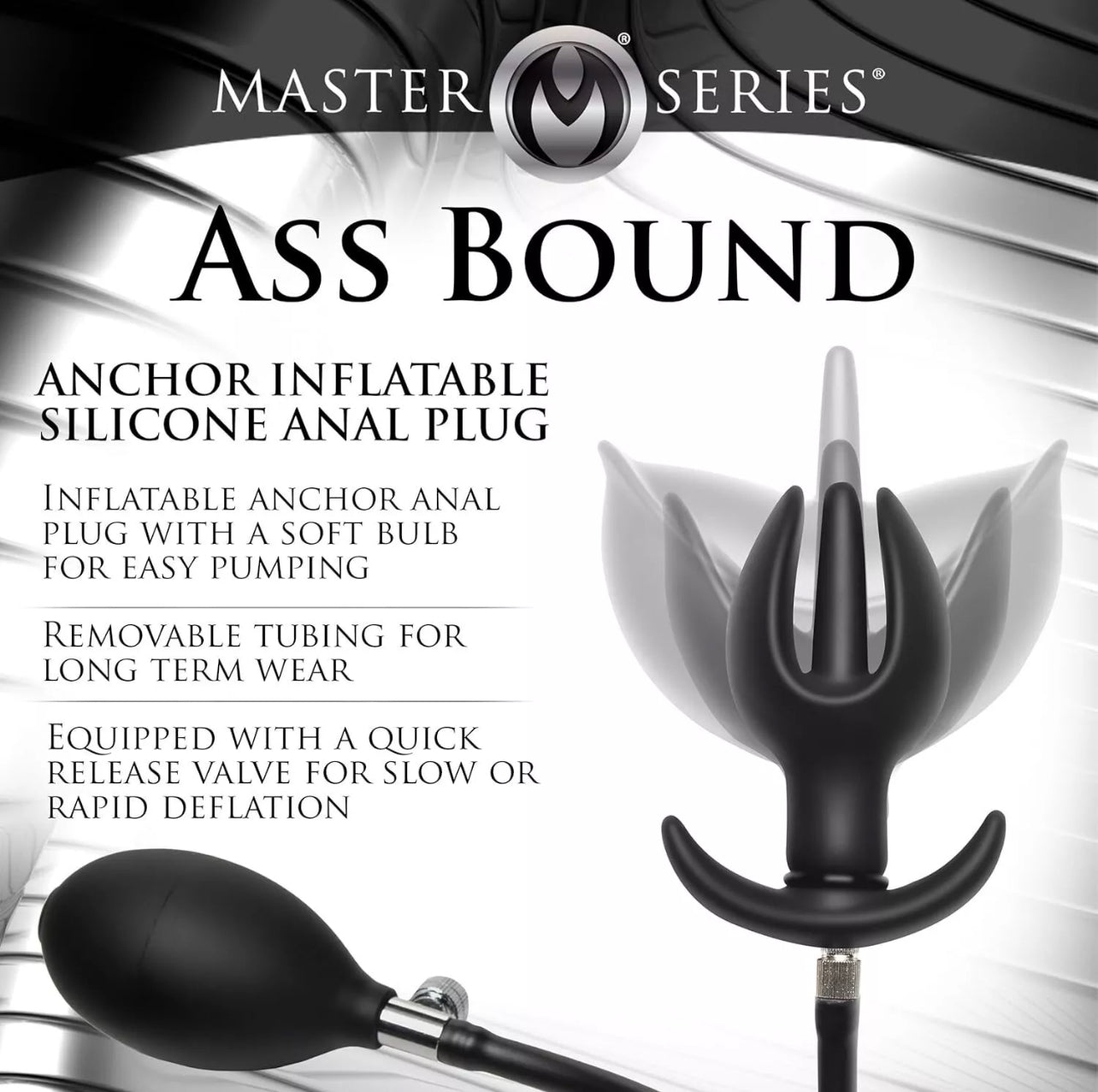 Inflatable Anal Butt Plug Prostate Massager