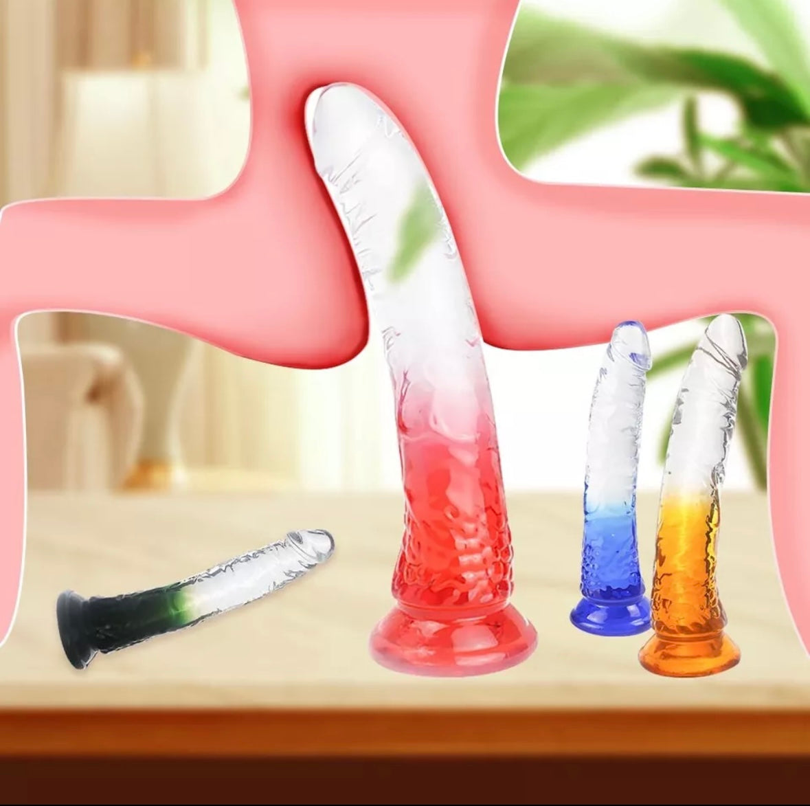 8.5 Inch Dildos 5 Colours