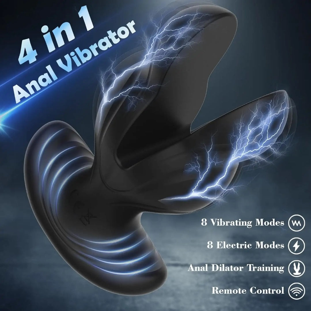 Shock Anal Butt Plug Dialator With Remote Control