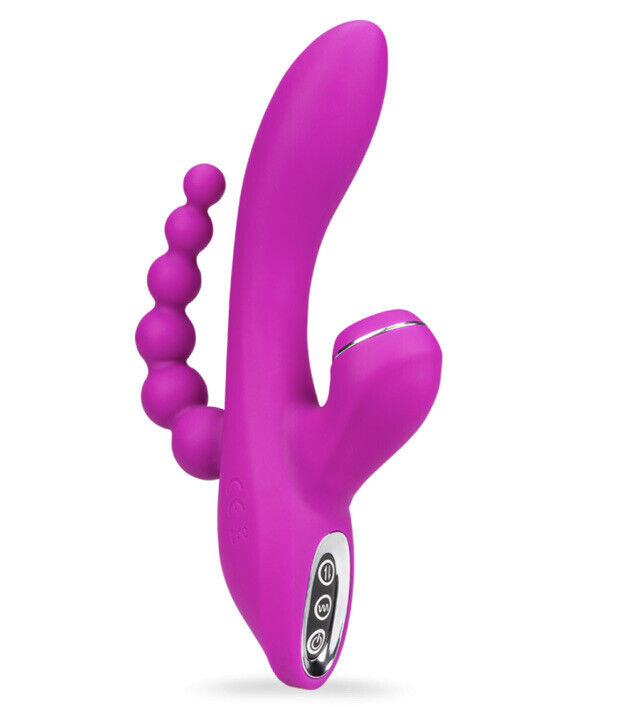 Triple Vibrator Multi Speed Dildo Anal Beads Clitoris Sucker dplayuk Triple Vibrator Multi Speed Dildo Anal Beads Clitoris Sucker dplayuk