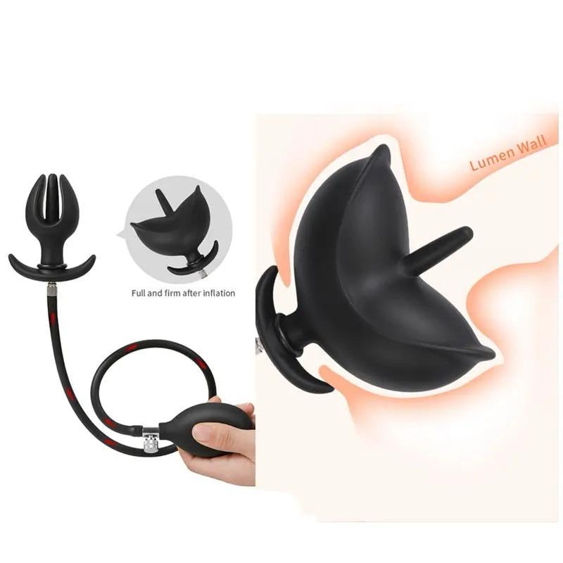 Inflatable Anal Butt Plug Prostate Massager