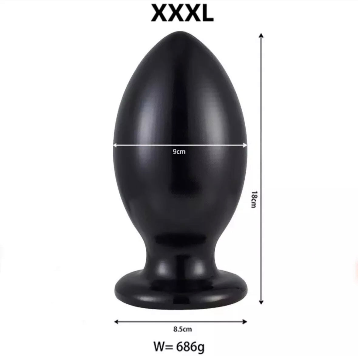 Silicone Anal Butt Plug Dildo – Multiple Sizes