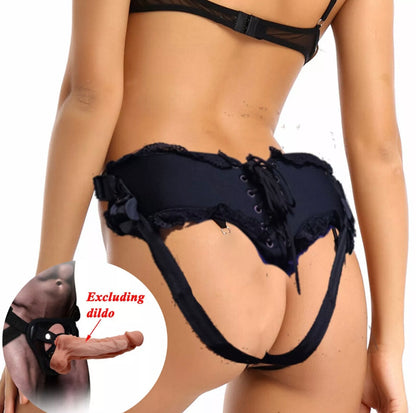 Adjustable Strap On Harness For Dildo Lesbian Sex Toys or Couples Uk Size 6 to 30