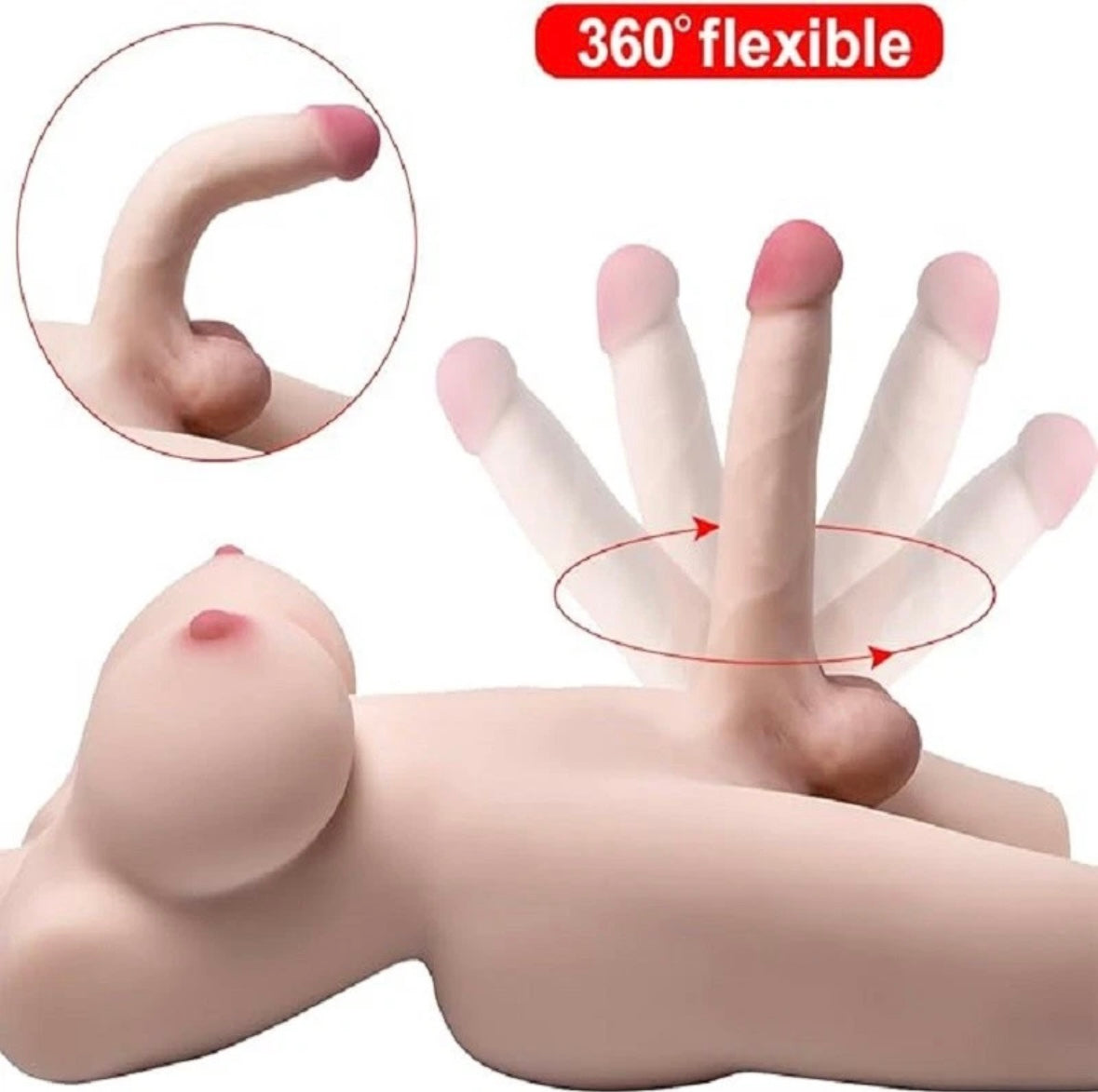 3 in 1 Sex Doll, Anal Passage, Vagina and Penis weight 11.5Kg